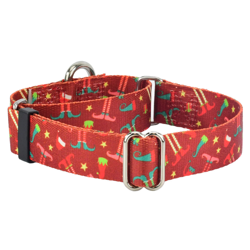 Elf Shoes Christmas EarthStyle Dog Collar